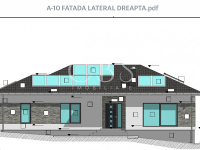 Casa pe un singur nivel în Chinteni, zonă liniștită , 121mpu ,teren 487mp 