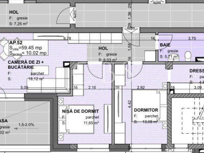 Apartamente de vânzare cu 2 și 3 camere la stadiul de finisat in Apahida